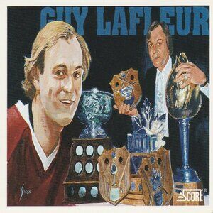 Guy LaFleur "Awards & Achievements" 1991 Score Series Card - Card Number 292